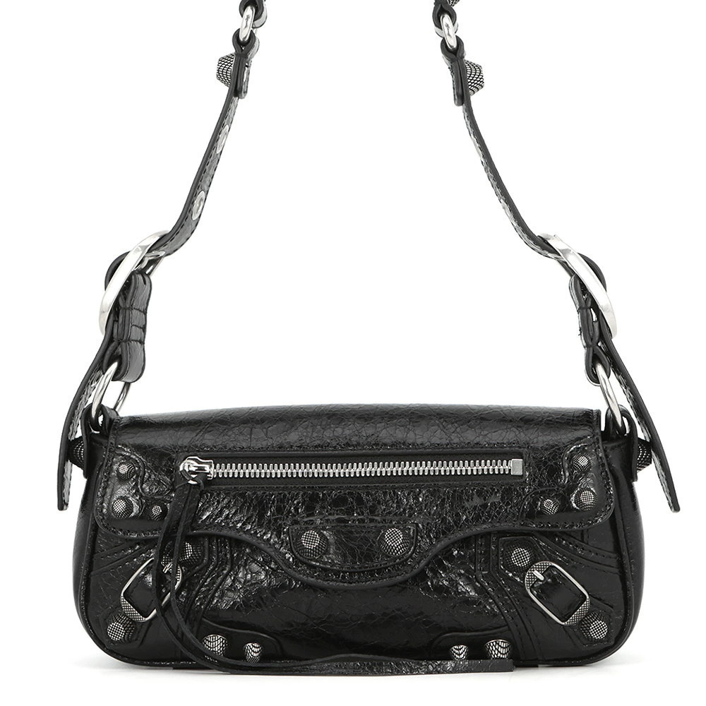 Balenciaga Lucagol Sling Bag Leather Shoulder Black